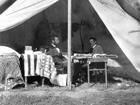 Photograph of President Lincoln and General McClellan at Antietam