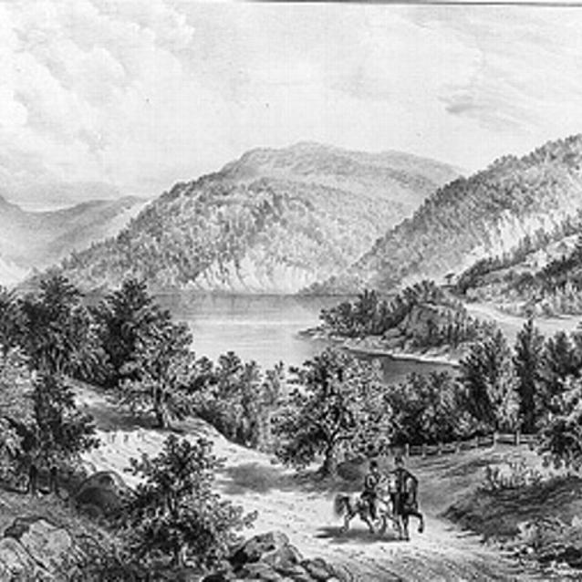 Sketch of the Potomac Near Harpers Ferry