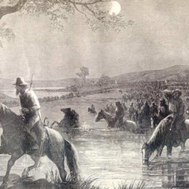 Print of the Confederate troops moving north Print of the Confederate troops moving north
