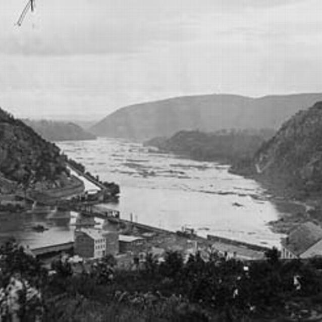 Photograph of Harpers Ferry during the Civil War Photograph of Harpers Ferry during the Civil War