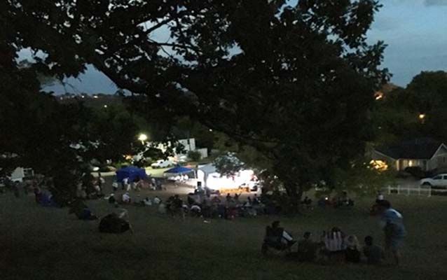Blues music played during Blues in the Knob