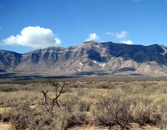 Chihuahuan Desert shrub-steppe at Guadalupe Mountains National Park.