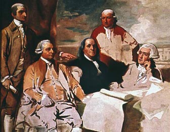 Although the Treaty of Paris ended the War for Independence political tensions had only begun