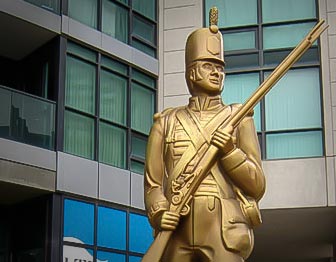 This whimsical Toronto monument to the War of 1812 by Douglas Couplan celebrates a clear victor