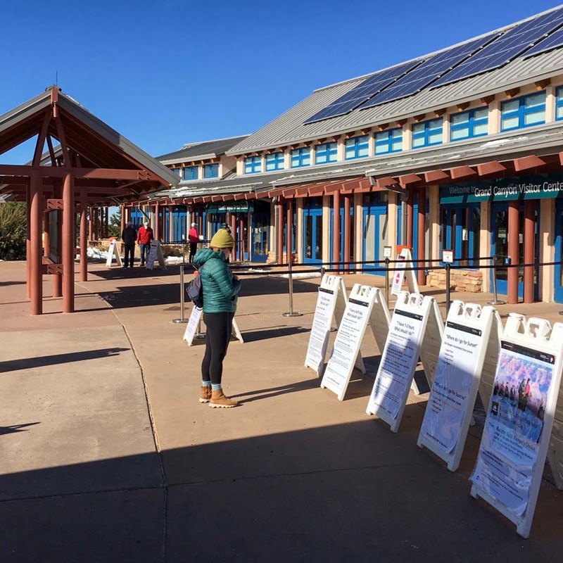 Parking - South Rim Visitor Center and Village - Grand Canyon