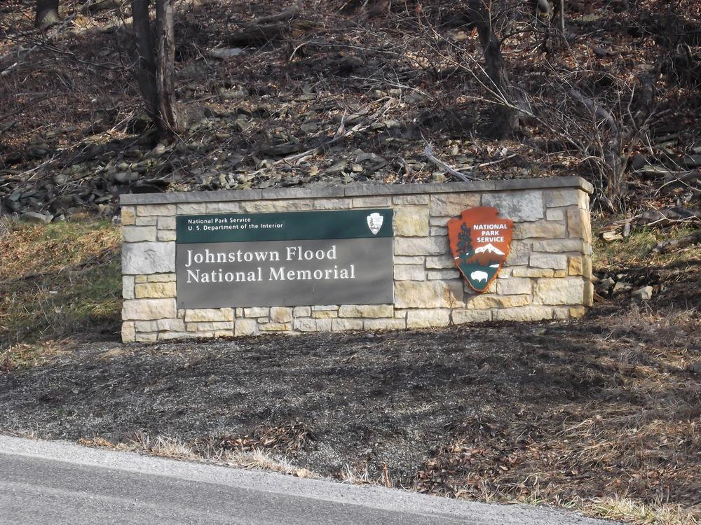 Park entrance sign