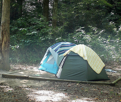 tent site