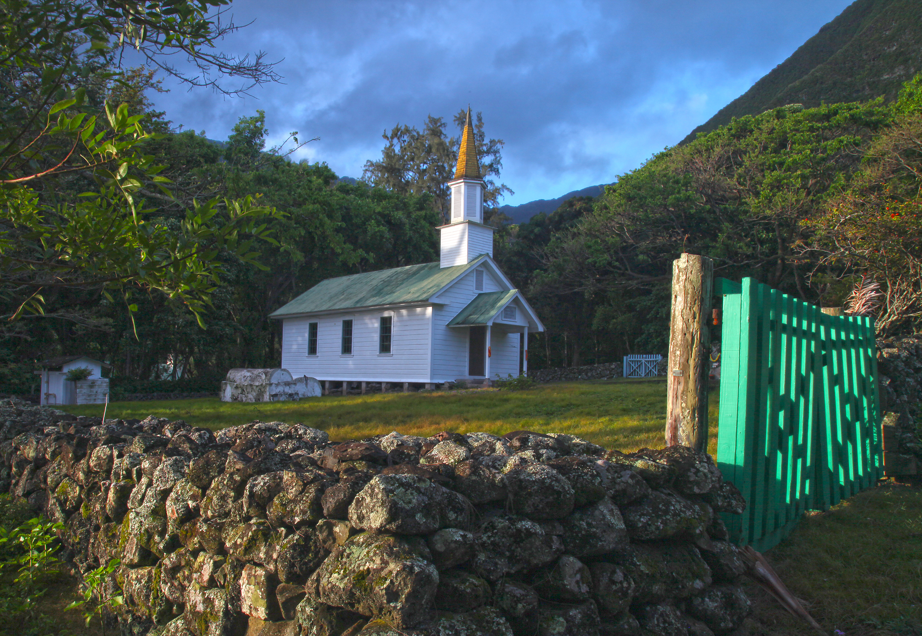 Siloama Church at Kalawao settlement