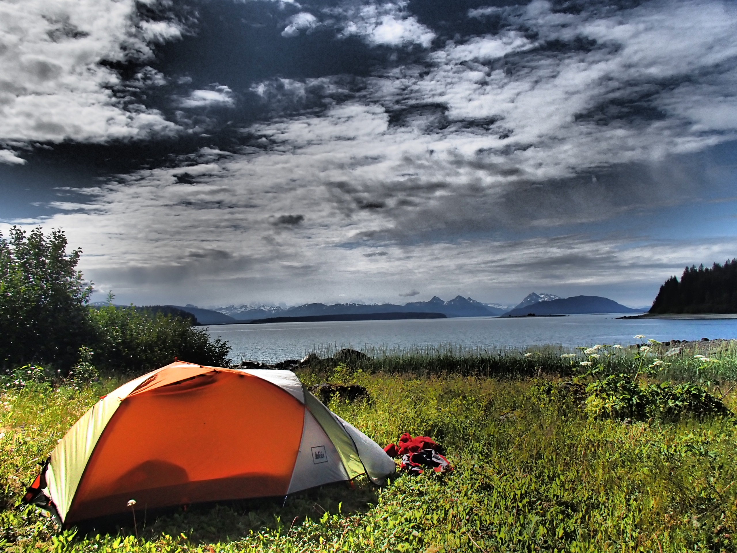 Camping in the Glacier Bay backcountry