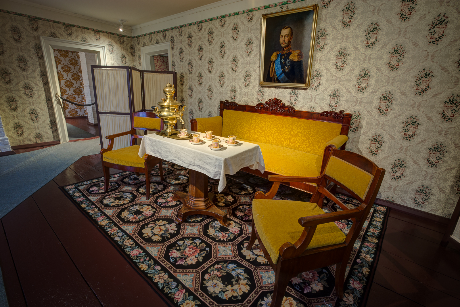Reception room in the Russian Bishop's House
