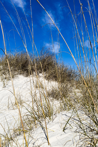 sand dune and blue sky