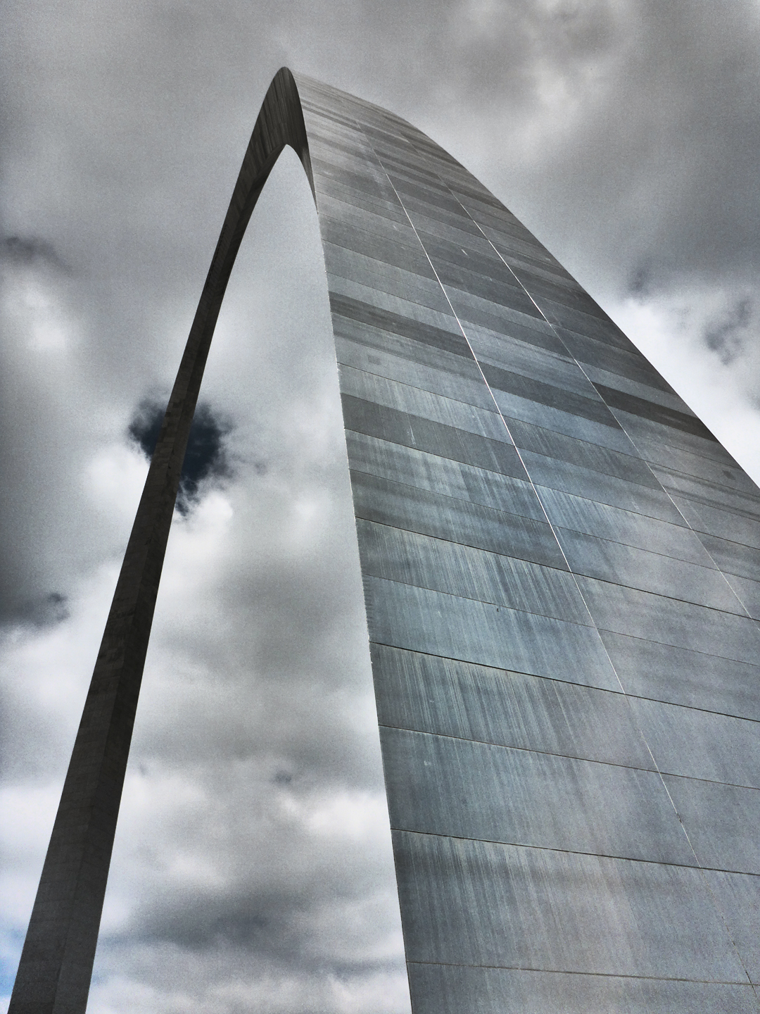 Arch and clouds