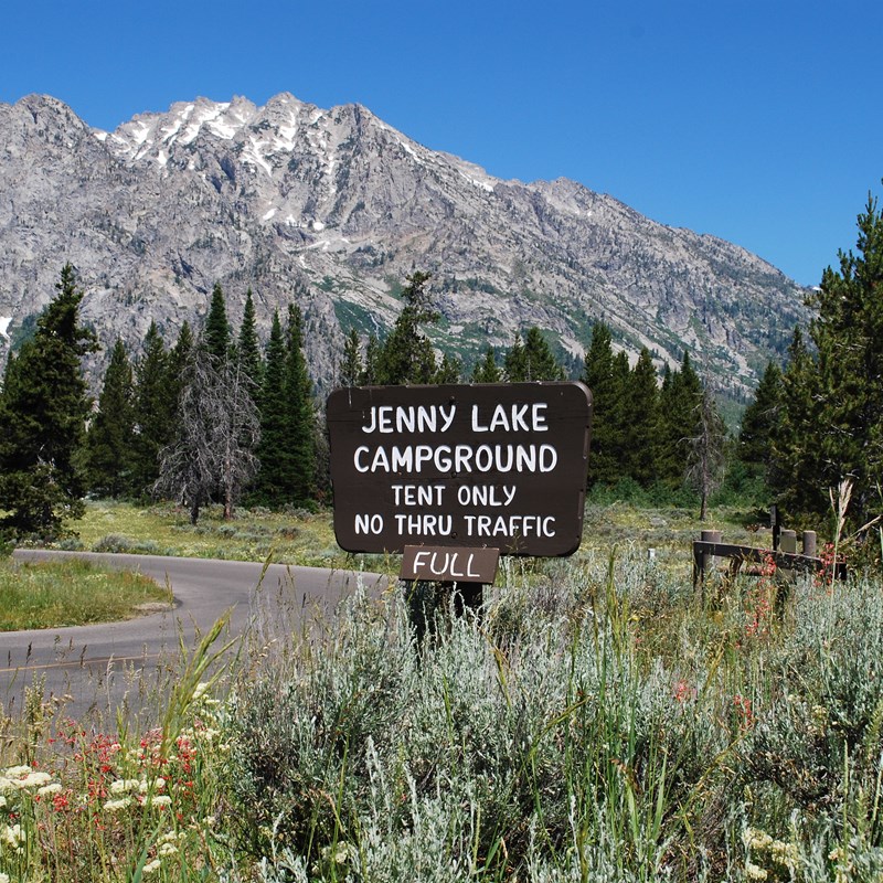 Jenny Lake Campground Grand Teton National Park U S National Park Service