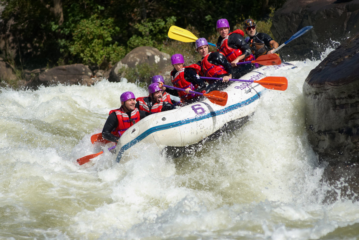 One of the many rapids on the Gauley River