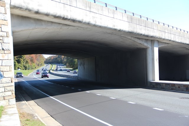 Baltimore Washington Parkway Greenbelt-Road overpass on the Baltimore Washington Parkway