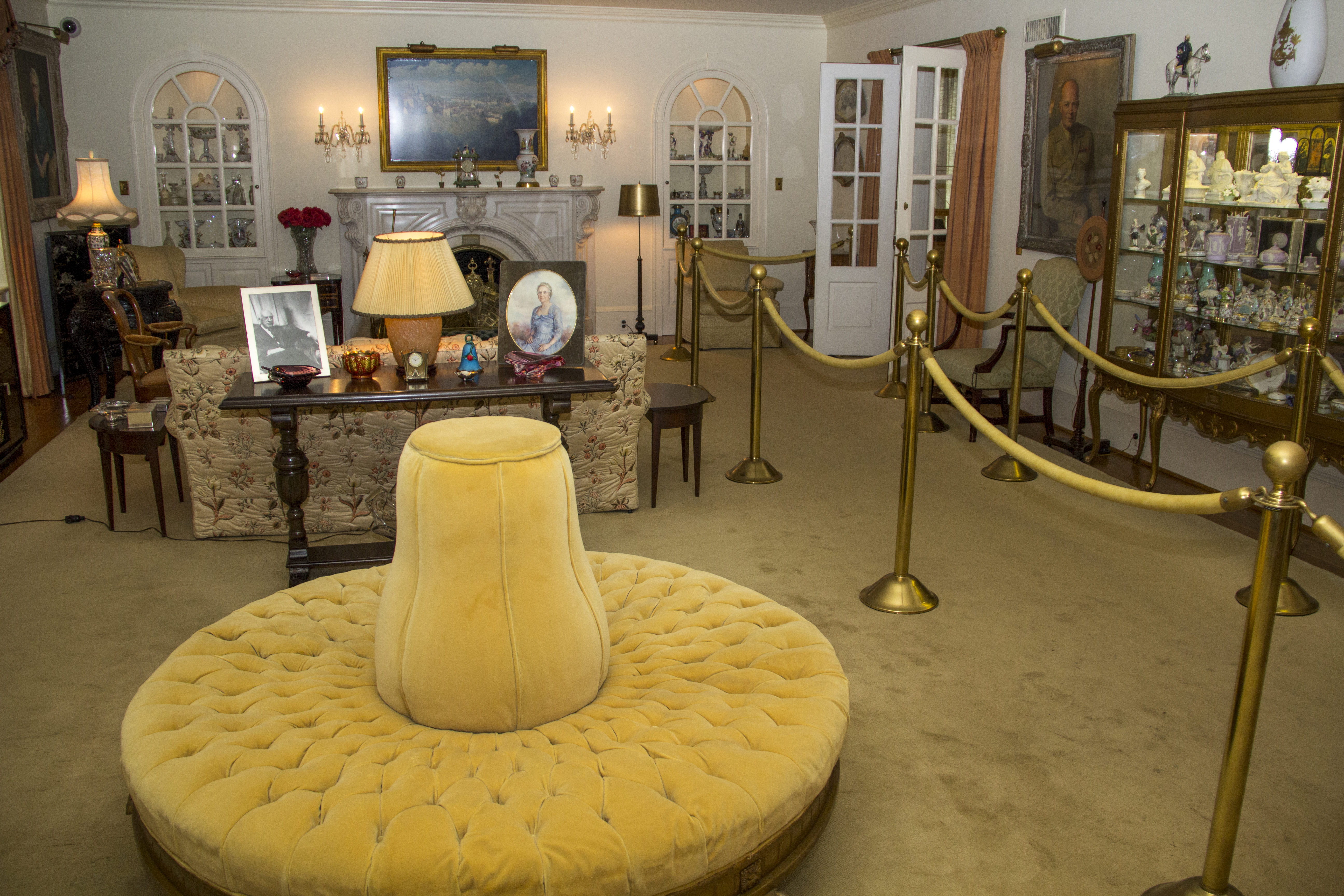 The Eisenhower living room