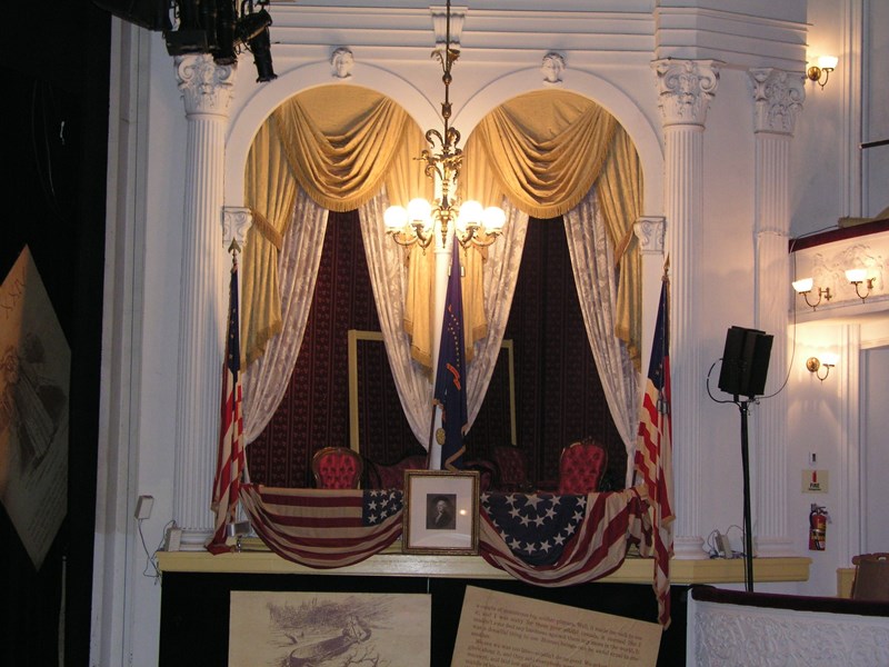 Ford's Theatre Box Presidential Box at Ford's Theatre