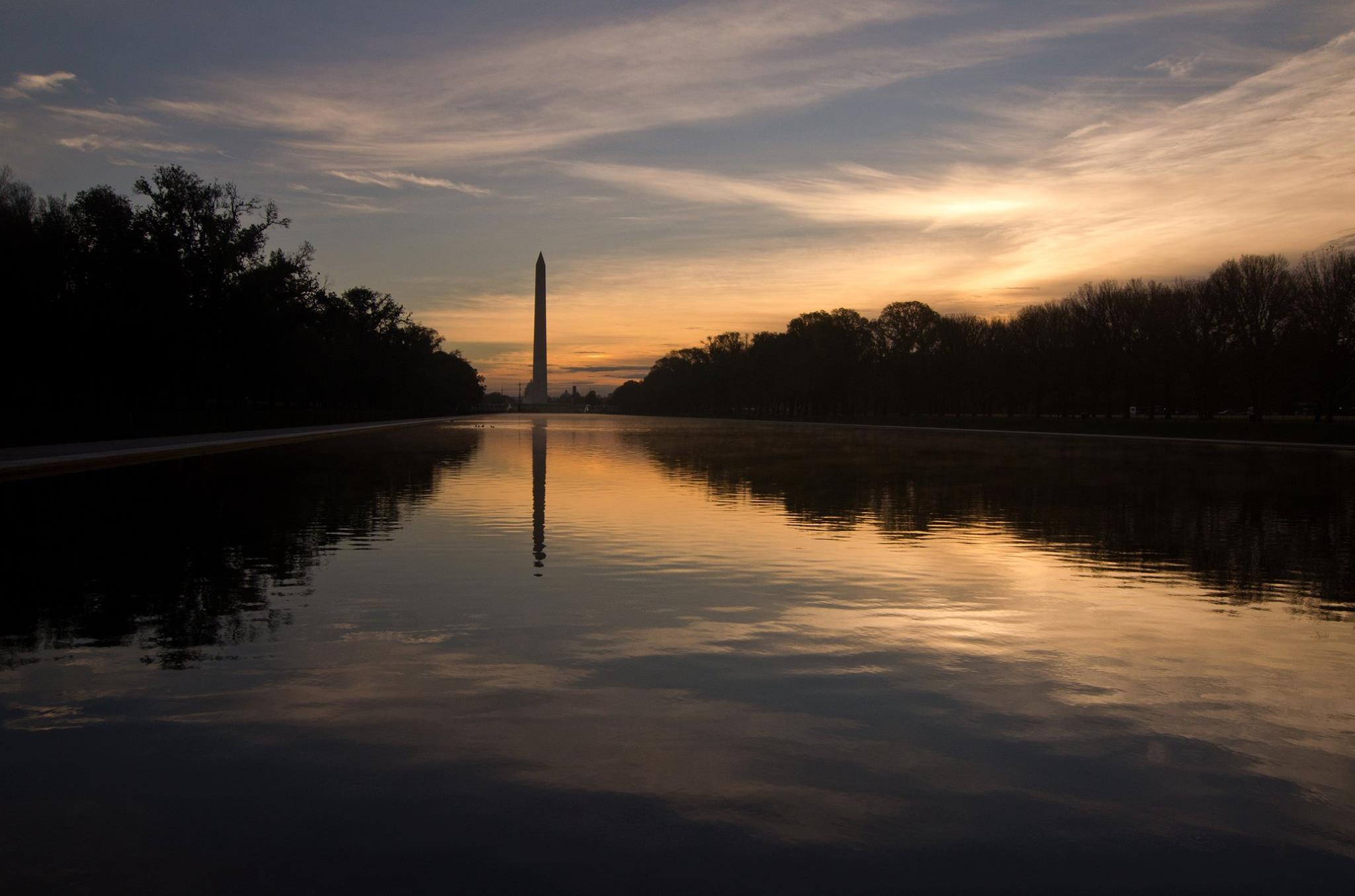 Washington Monument at Dusk