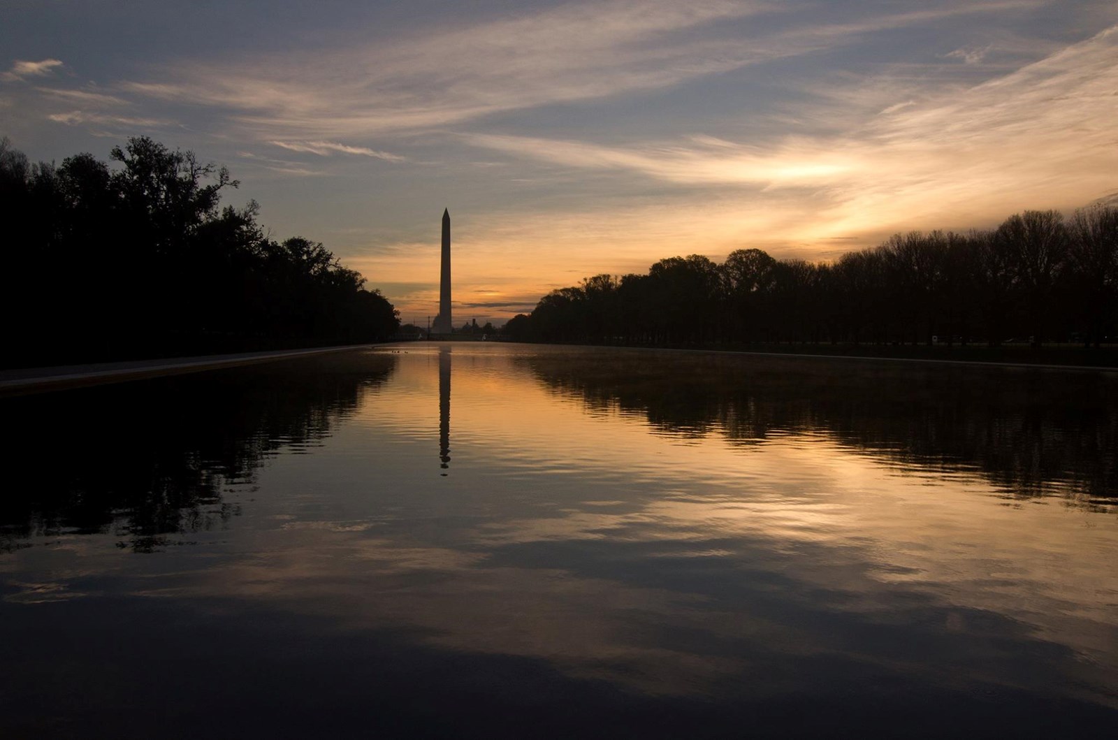 Washington Monument at Dusk