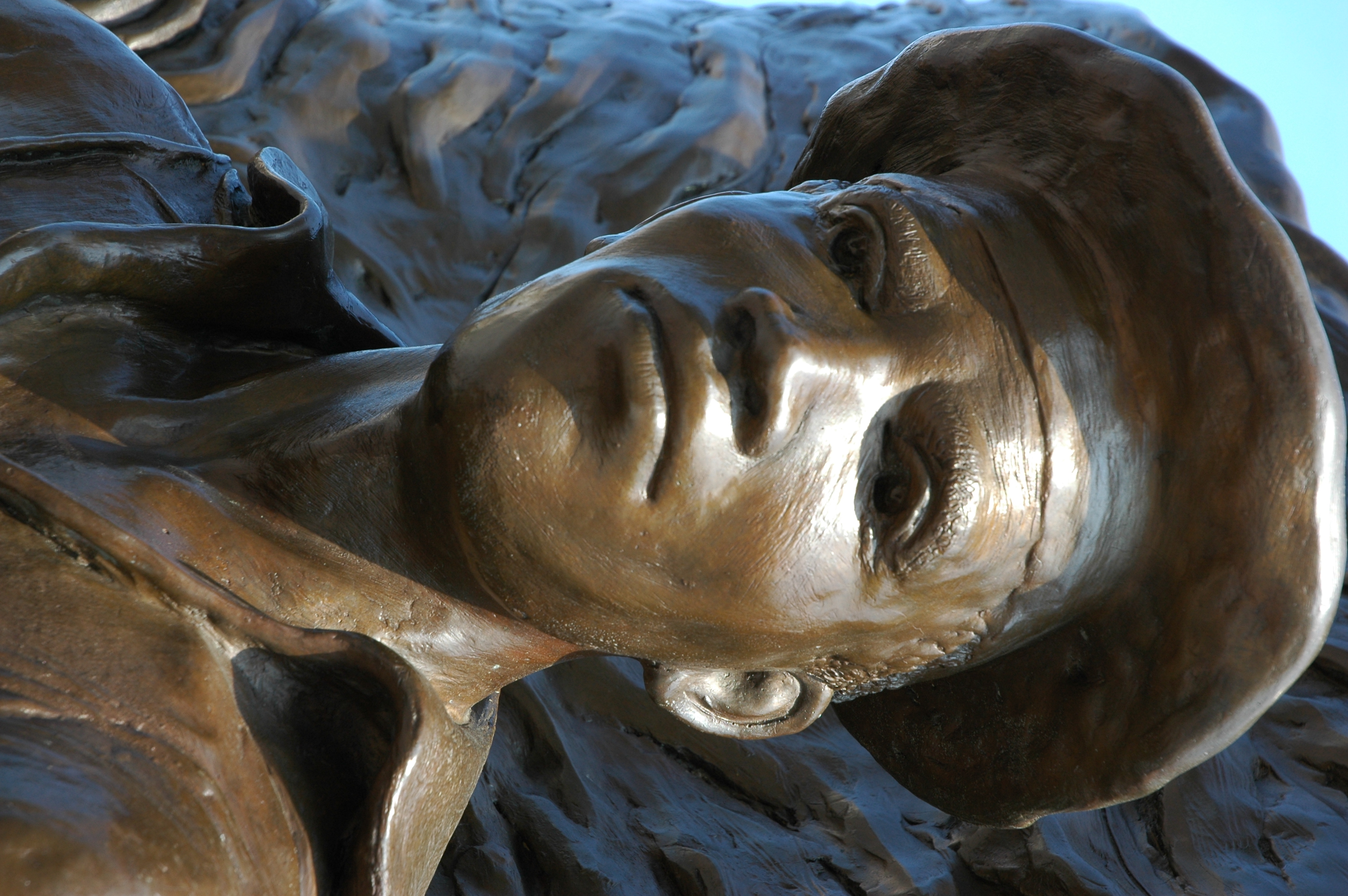 African American Sailor Close up