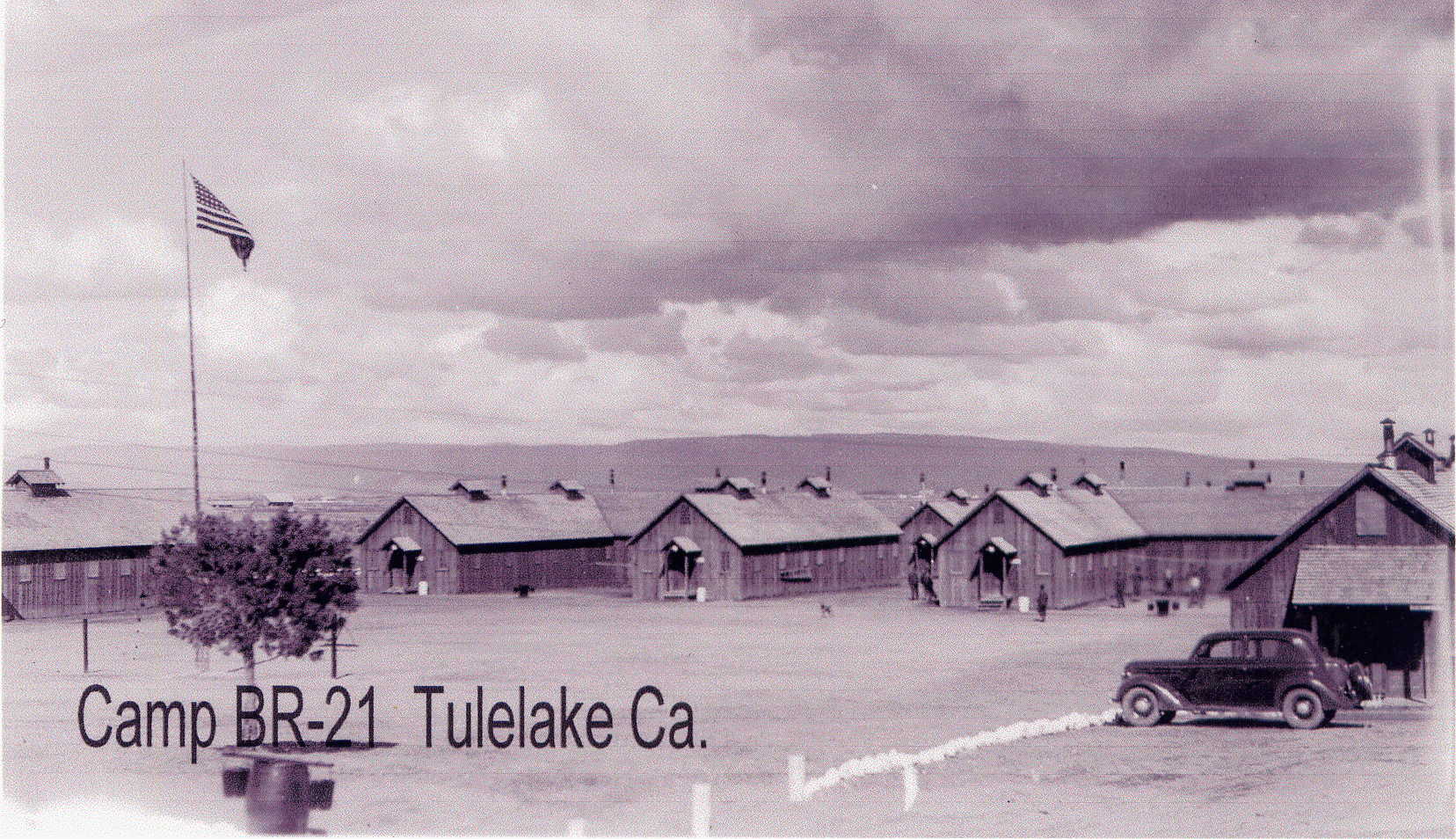 Camp Tulelake as a CCC Camp in 1936