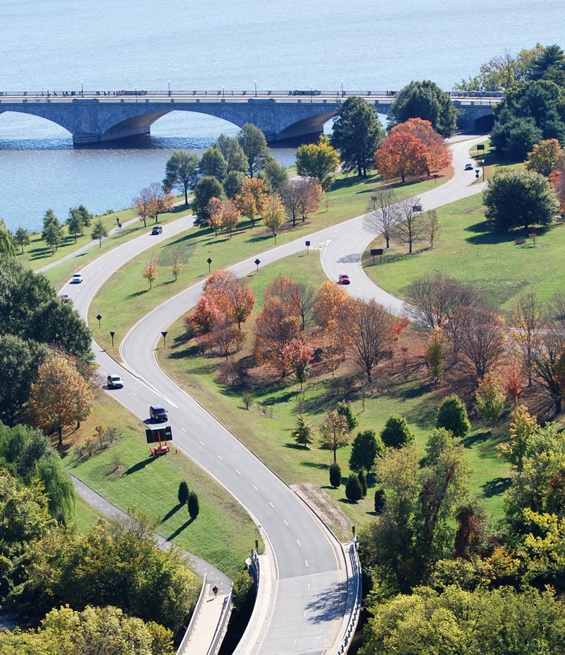 George Washington Memorial Parkway A view of the Parkway