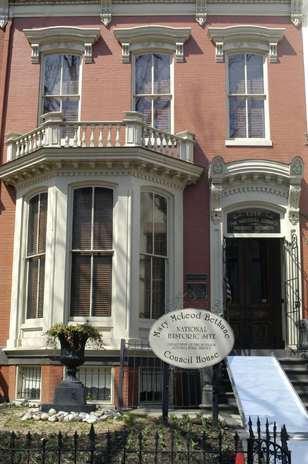 Photo of the outside of the Mary McLeod Bethune Council House