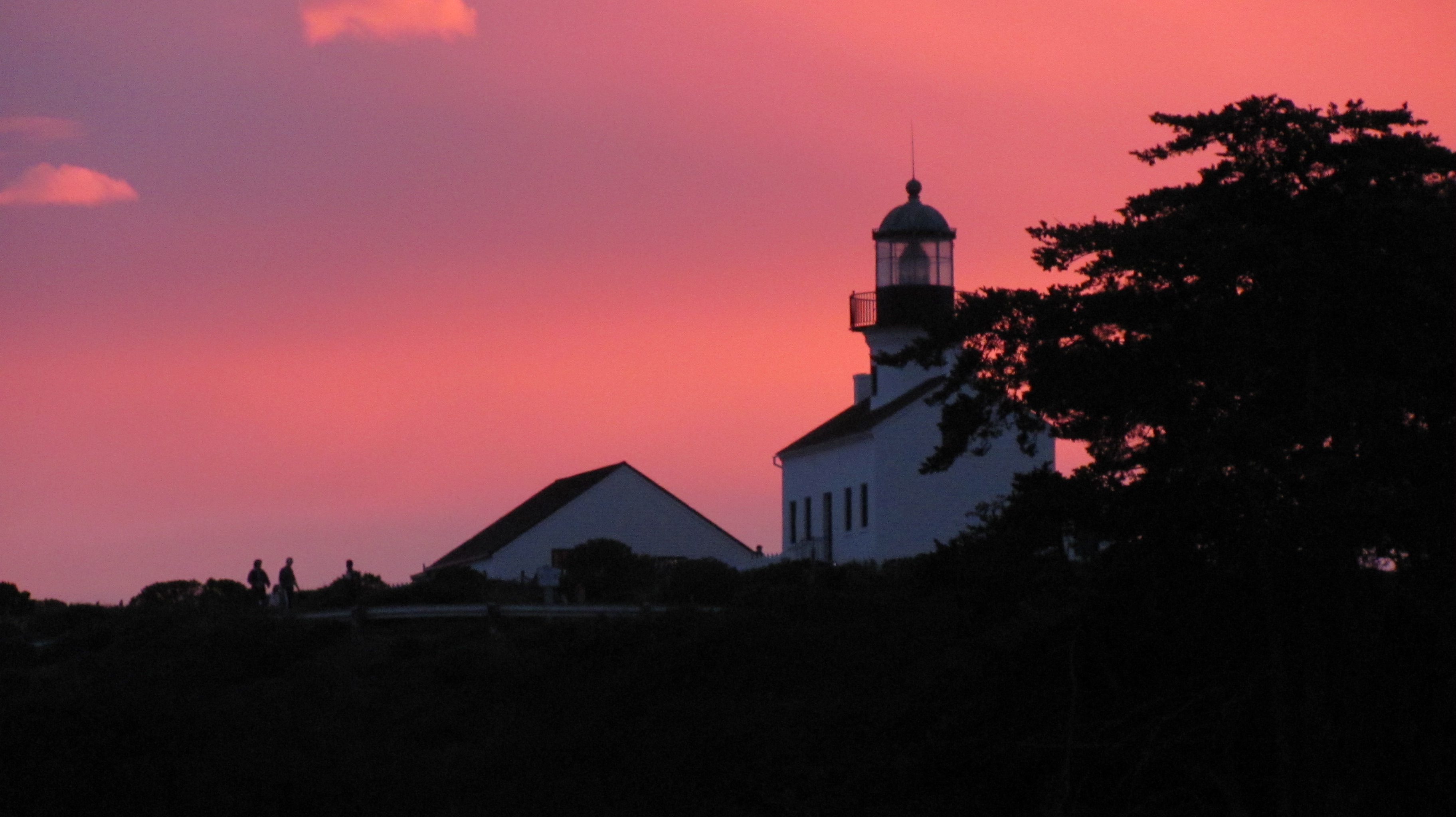 Dusk at the Old Point Loma Lighthouse