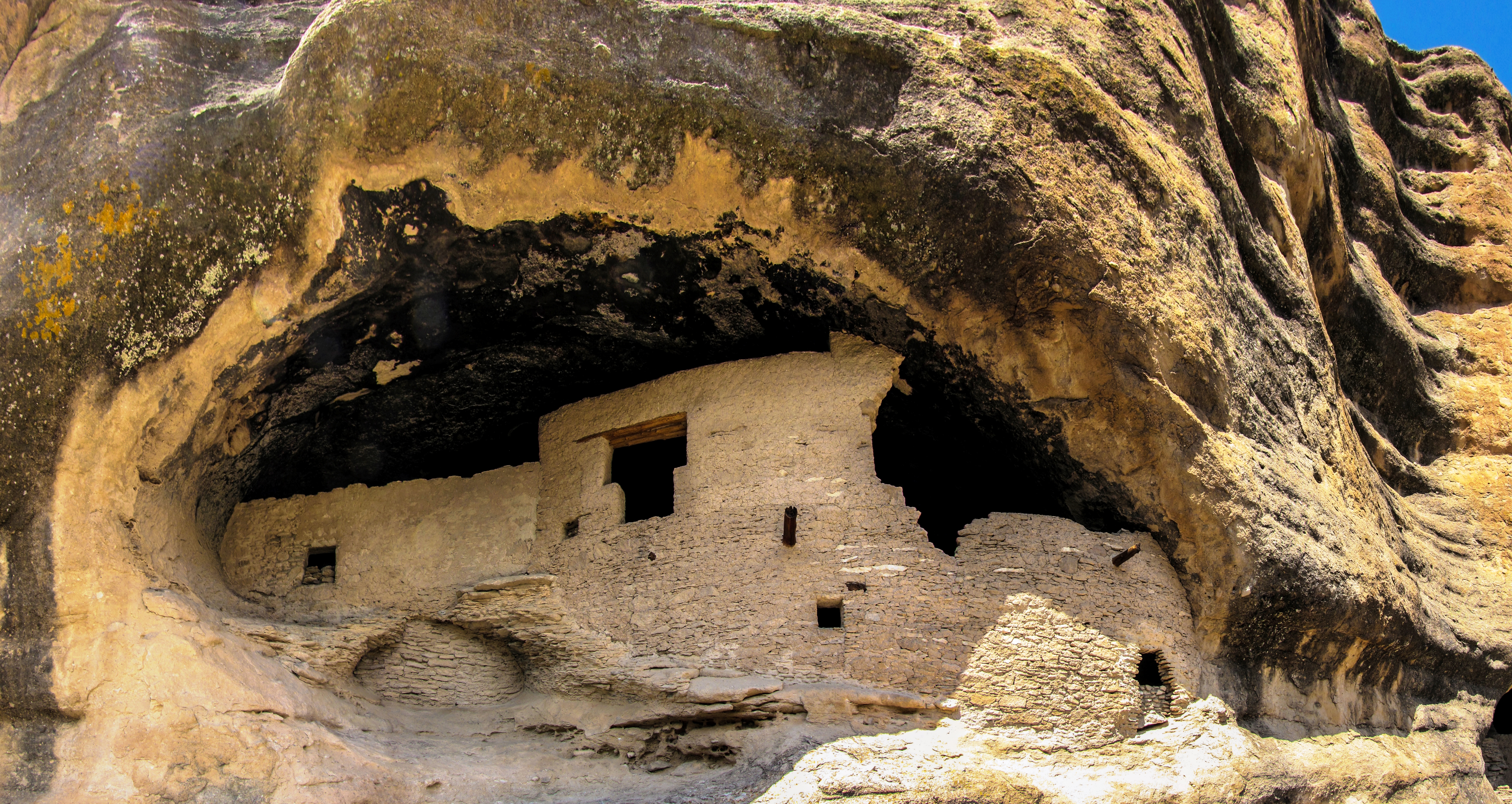 Exterior view of Mogollon Cliff Dwelling