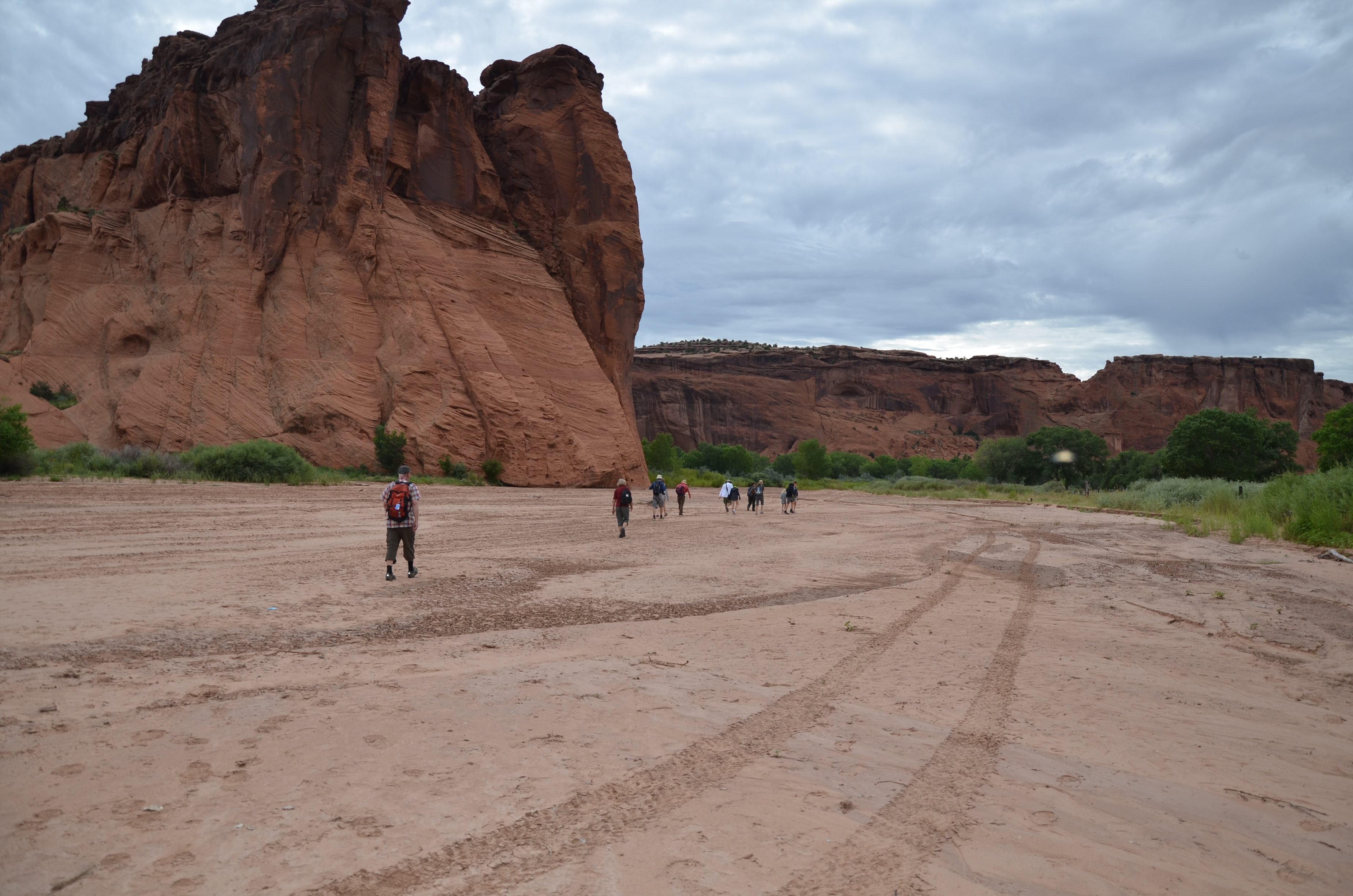 Hiking in the canyon