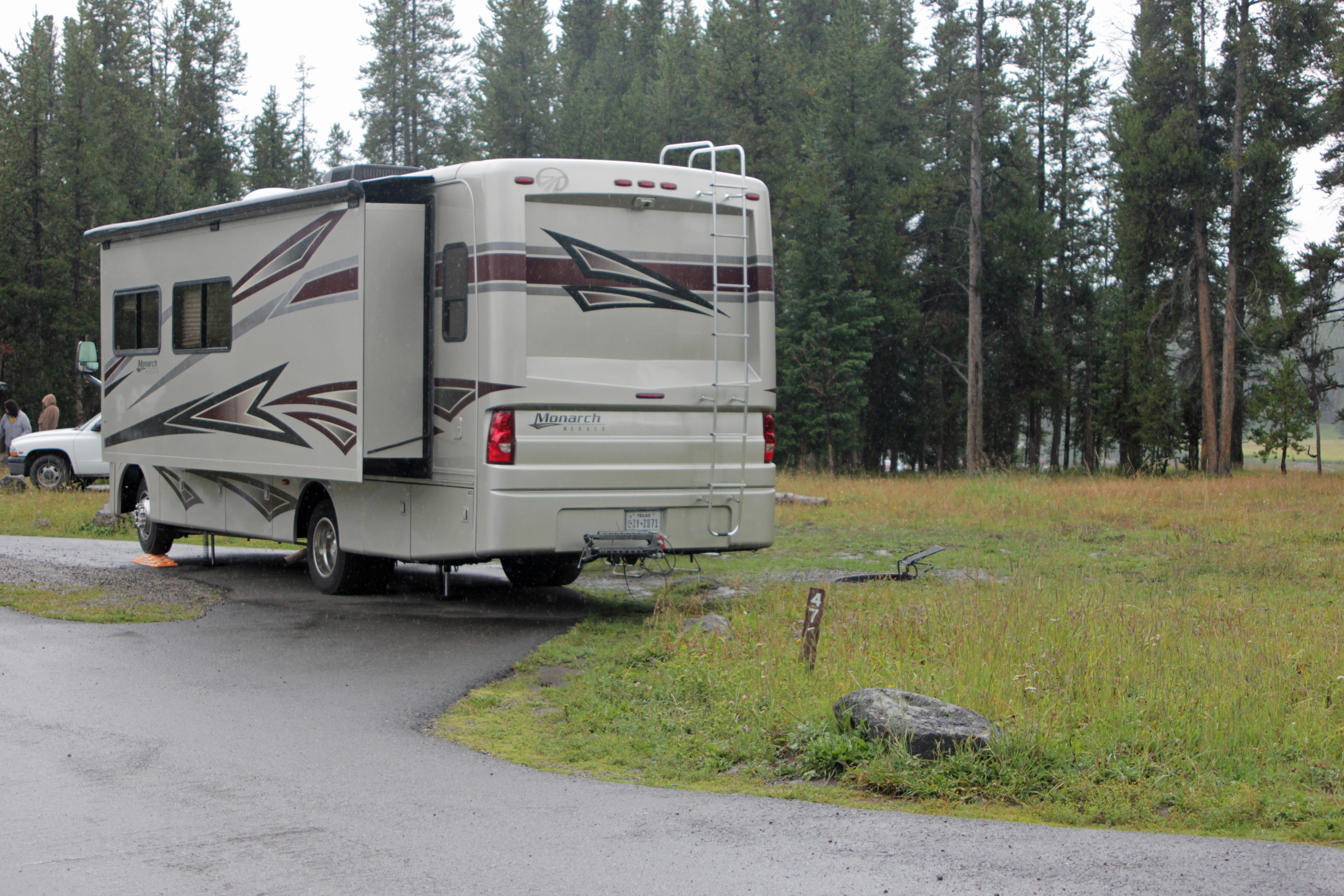 RV at campsite