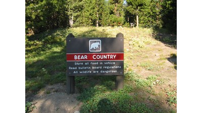 Bear Country sign