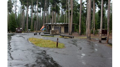Restroom at campground