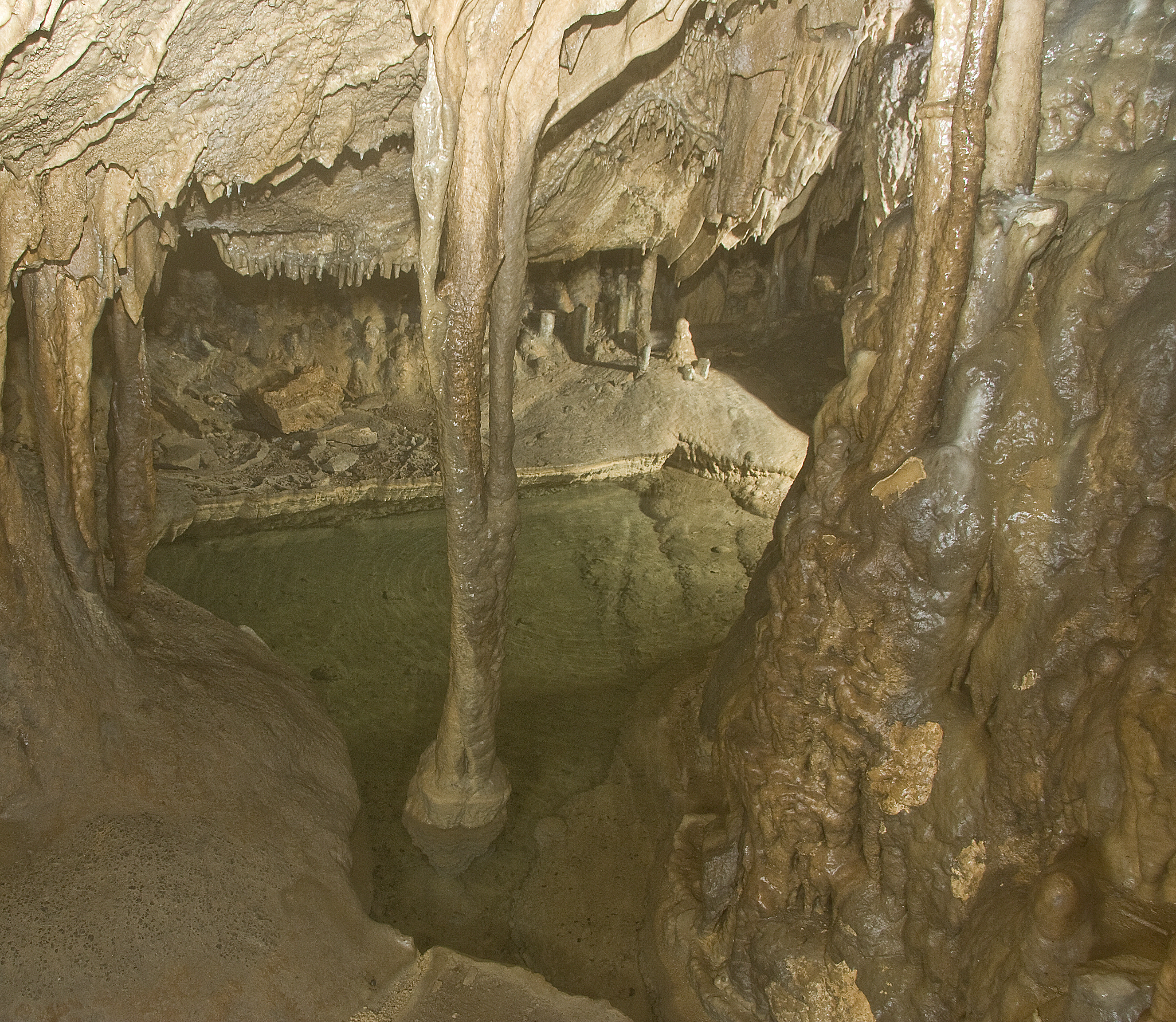 Cleopatra's Pool in the Gap Cave