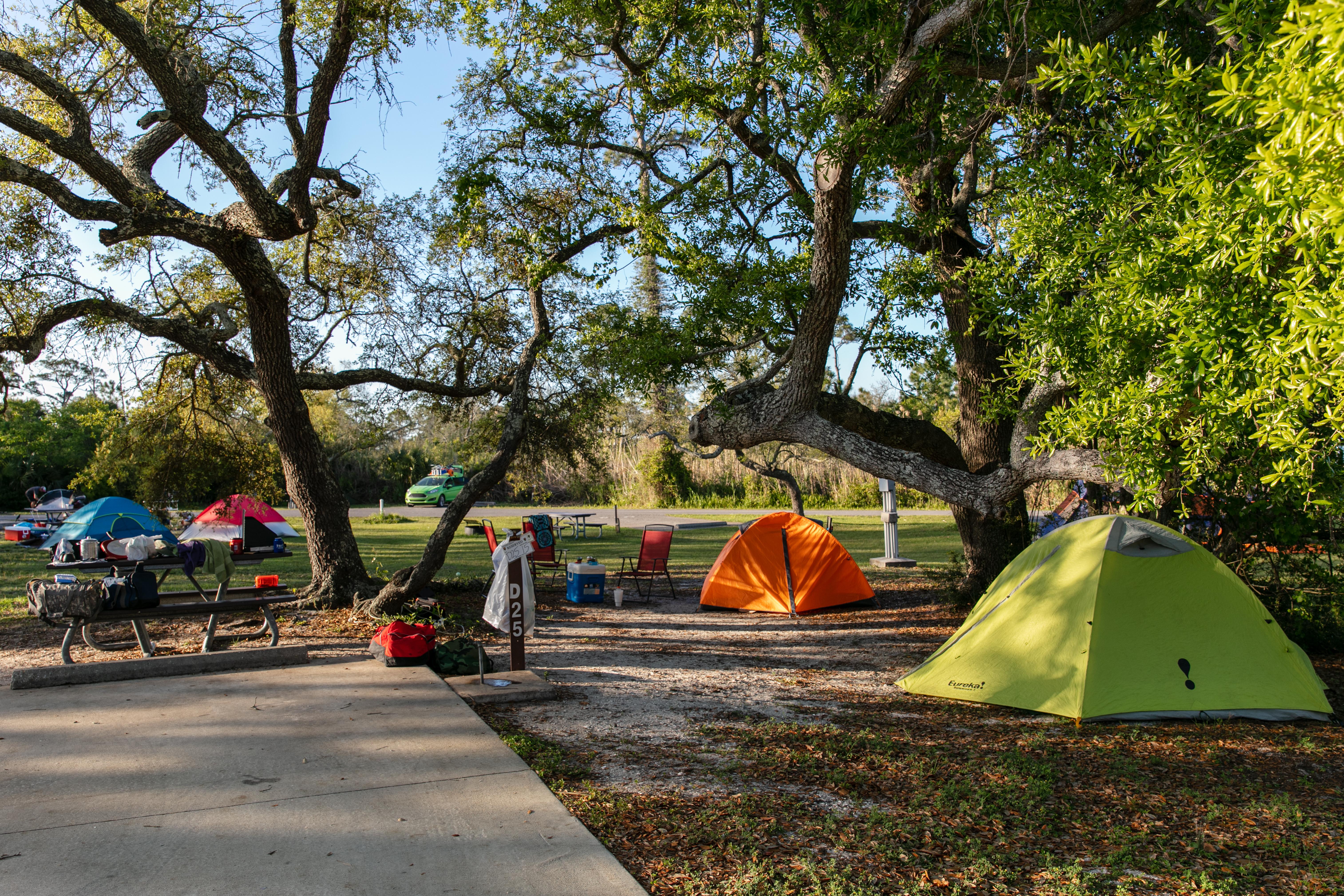 Tent Camping at Fort Pickens