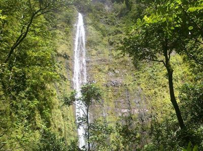 Waimoku waterfall in the park\'s Kipahulu District