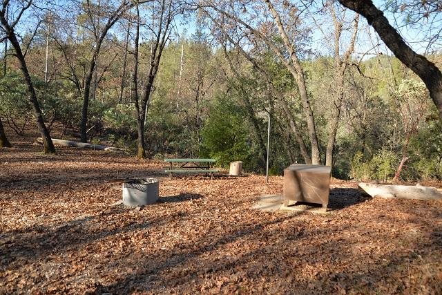 Alternate view of Site 2 at Brandy Creek Primitive Campground, Whiskeytown