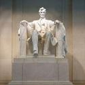 Lincoln Memorial statue Marble statue of a man sitting on a chair