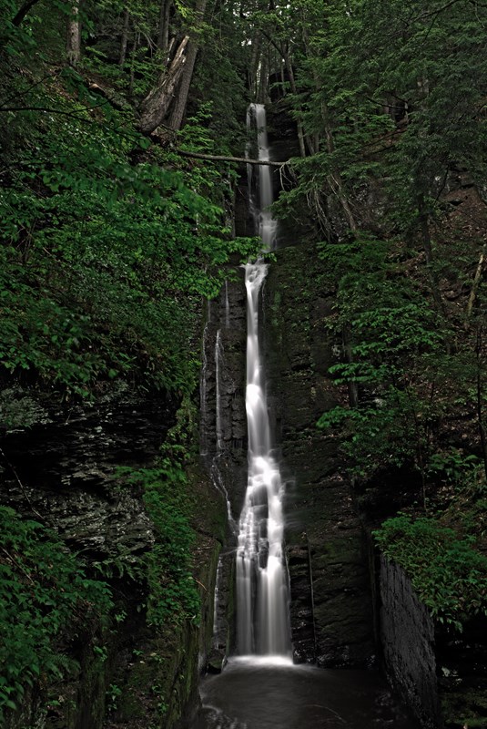Tall and narrow, Silver Thread Falls 