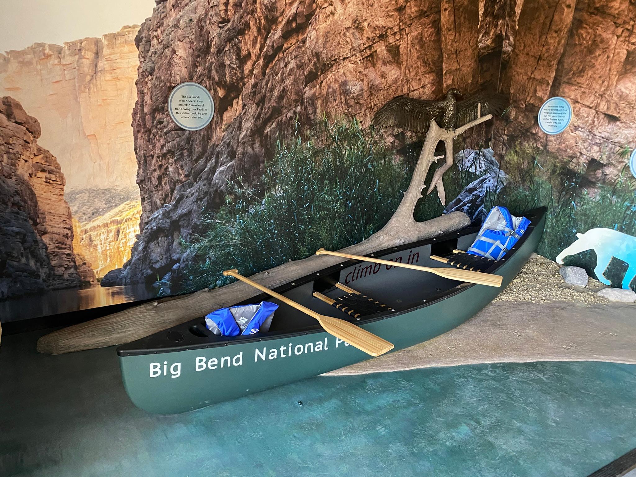 Persimmon Gap river trip exhibit