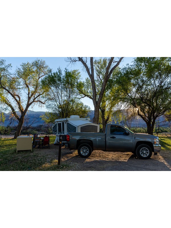 Campers enjoying Cottonwood Campground