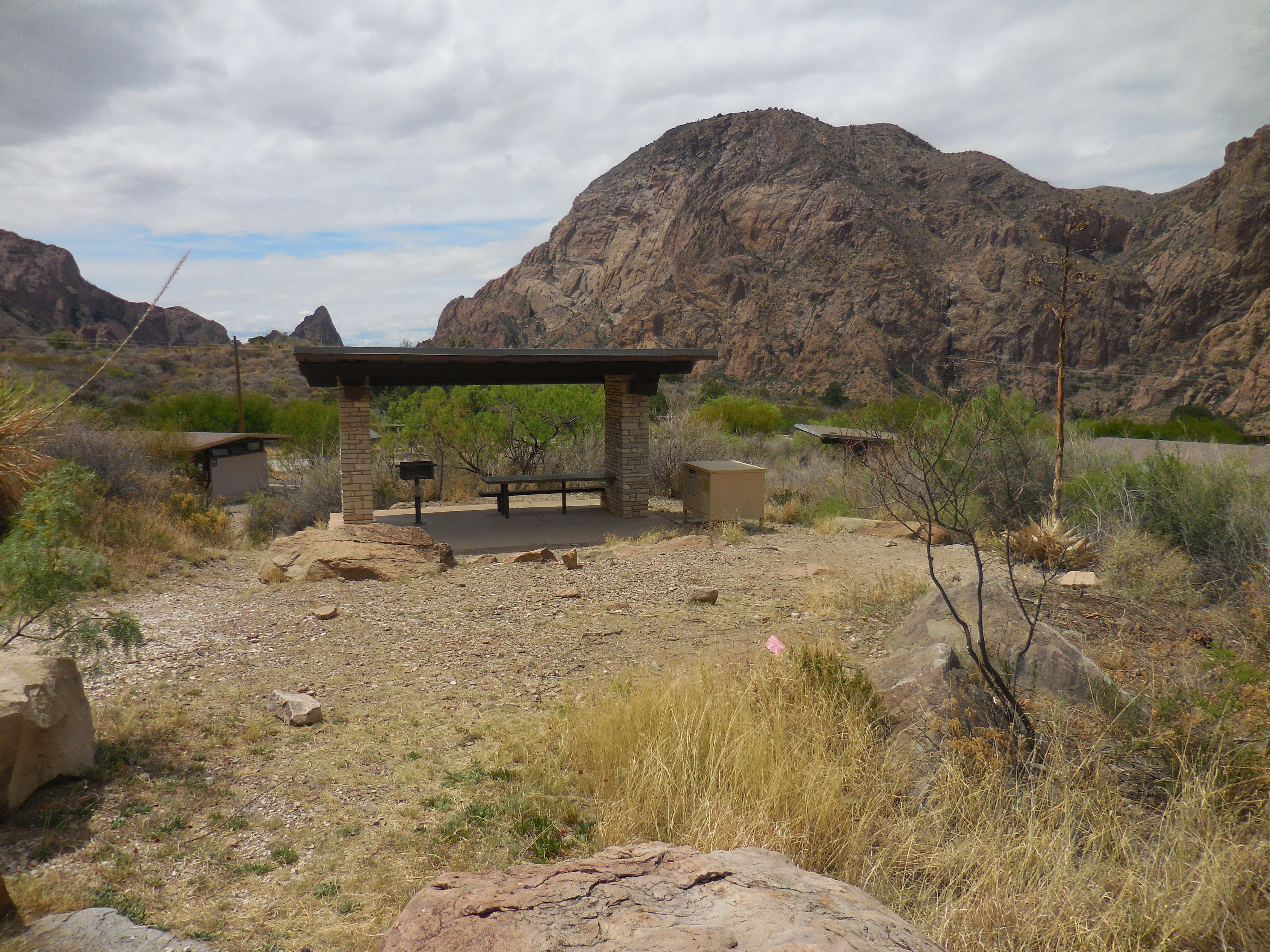 View of the Window from Basin campsite