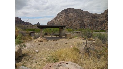 View of the Window from Basin campsite