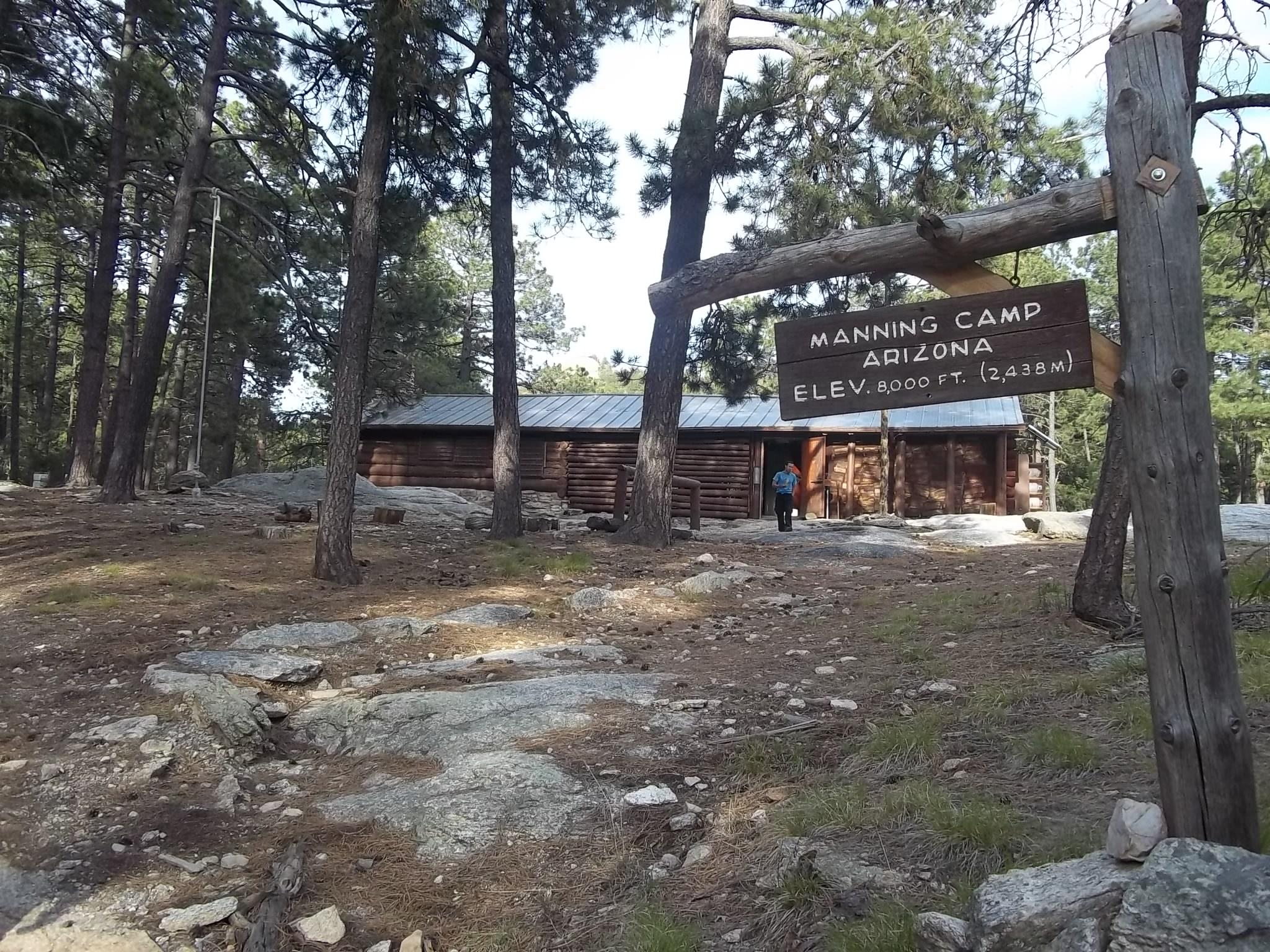 Manning Cabin in the Manning Camp area.