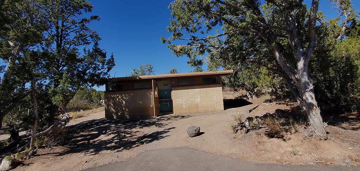 restrooms at Juniper Campground