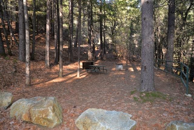 Site 2 at Crystal Creek Campground, Whiskeytown National Recreation Area