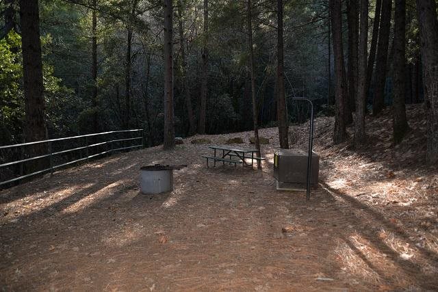 Alternate view of Site 2 at Crystal Creek Campground