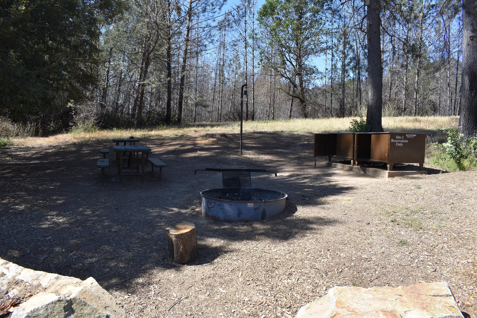 Site 2 at Horse Camp, Whiskeytown, with room to park a horse trailer