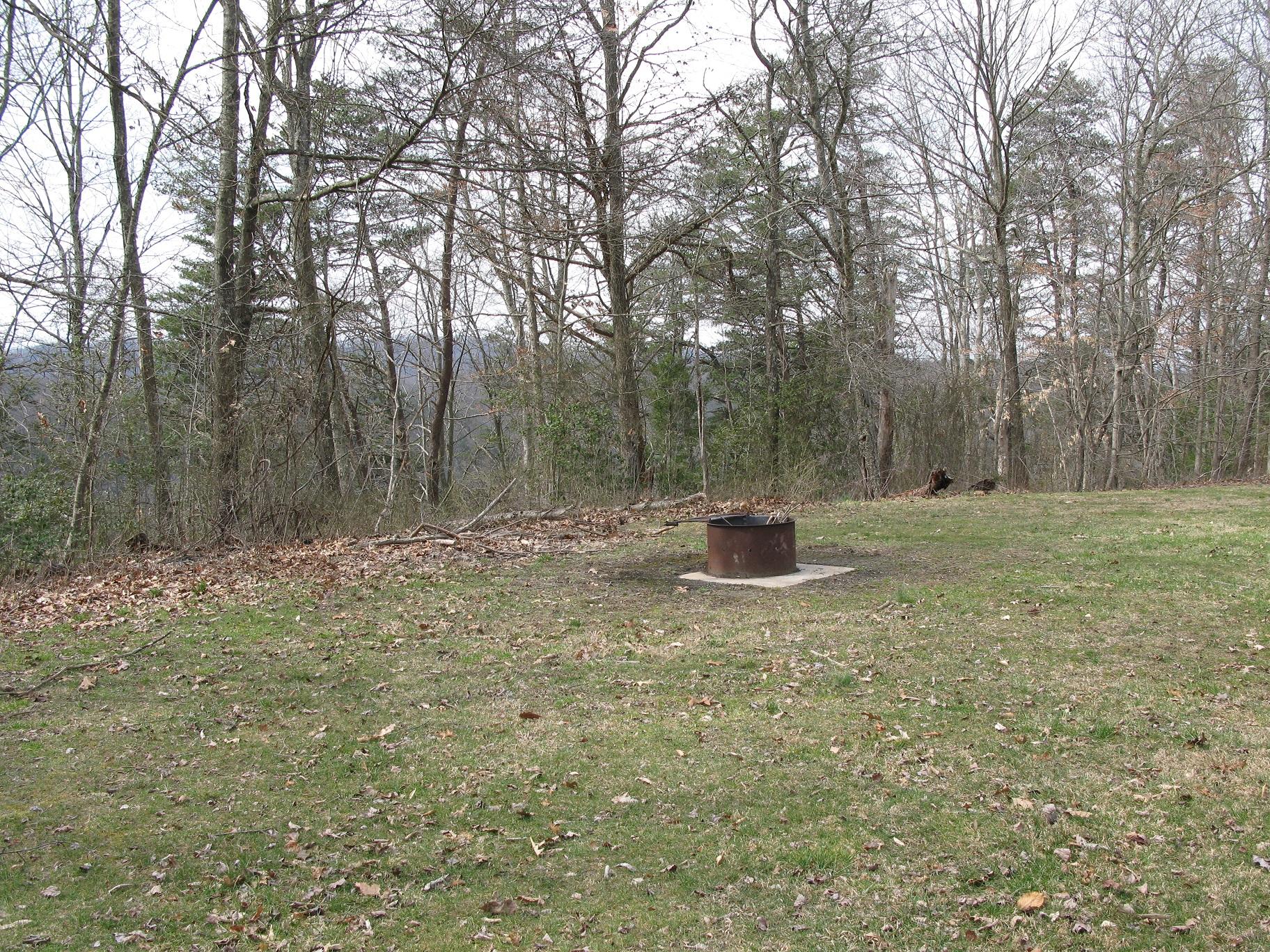 firepit and camp site