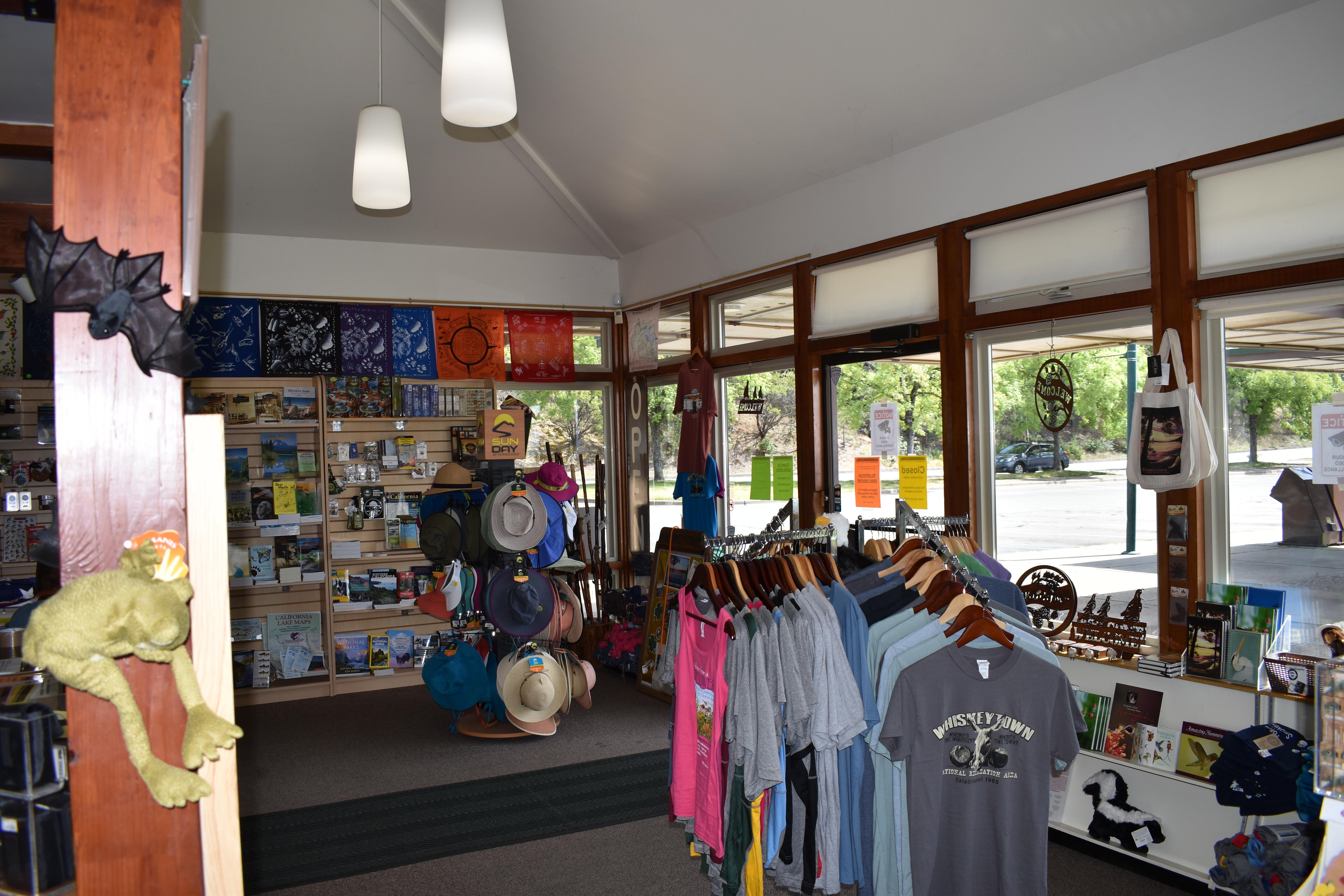 Western National Parks Store inside the Visitor Center